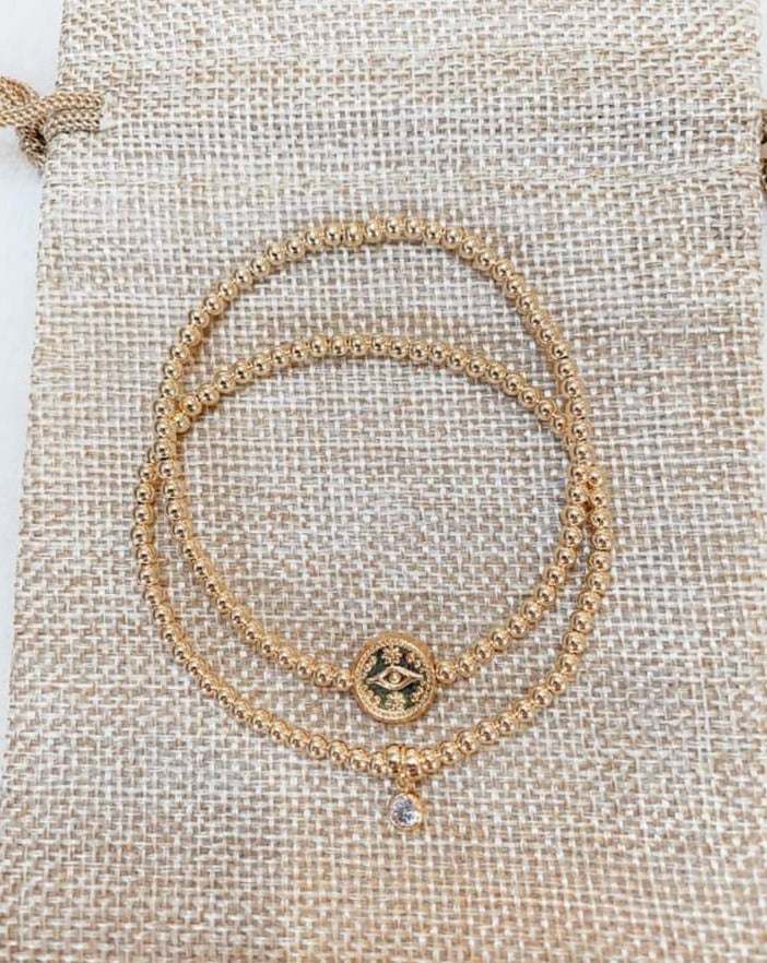 3mm Beaded Bracelet — Hopeful Beads